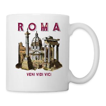 ROMA VENI VIDI VICI - Tasse - Weiß - Rechts