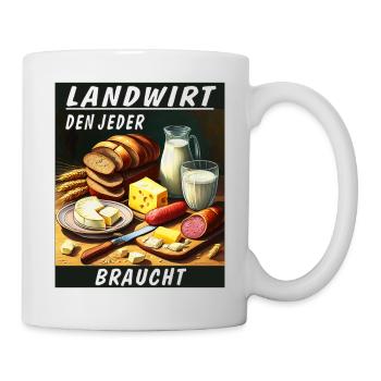 LANDWIRT DEN JEDER BRAUCHT - Tasse - Weiß - Rechts