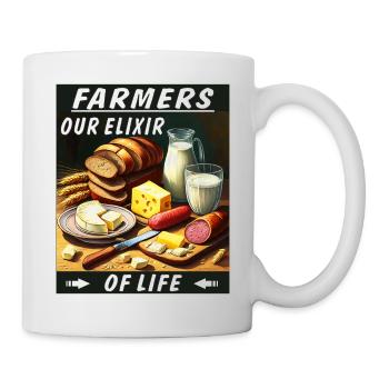 FARMERS OUR ELIXIR OF LIFE - Mug - white - Right
