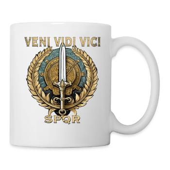 ROMA VENI VIDI VICI - Tasse - Weiß - Rechts