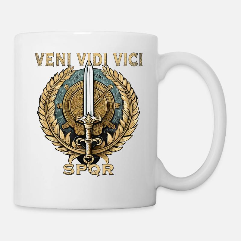 ROMA VENI VIDI VICI - Tasse - Weiß