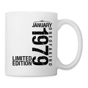 Birthday January 1979 January born in January - Mug - white - Right