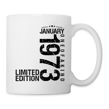 Birthday January 1973 January born in January - Mug - white - Right