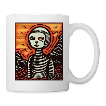 Menschen sind seltsam - Tasse - Weiß - Rechts