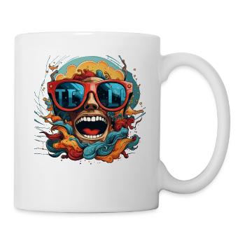 Tolles Motiv für Künstler Maler und Musiker - Tasse - Weiß - Rechts