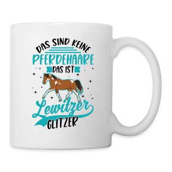 Lewitzer Glitzer Lewitzer Pferdehaare - Tasse - Weiß - Rechts