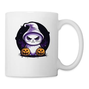 Halloween decoration kawaii cat Halloween gift - Mug - white - Right