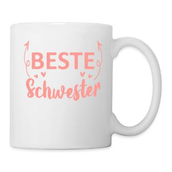 So Sieht Die Beste Schwester Der Welt Aus - Tasse - Weiß - Rechts
