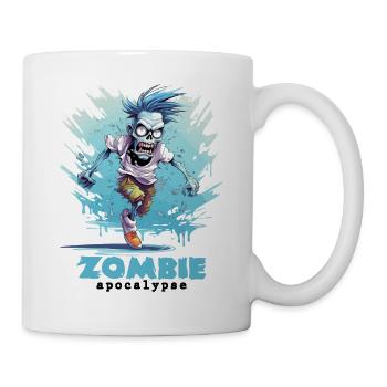 Zombie Apocalypse Zombies Undead Halloween - Mug - white - Right
