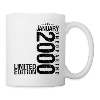 Birthday January 2000 January born in January - Mug - white - Right