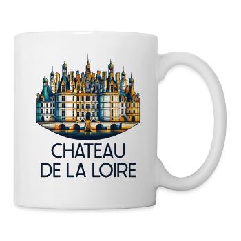 Majestätisches Château de la Loire Souvenir de France - Tasse - Weiß - Rechts