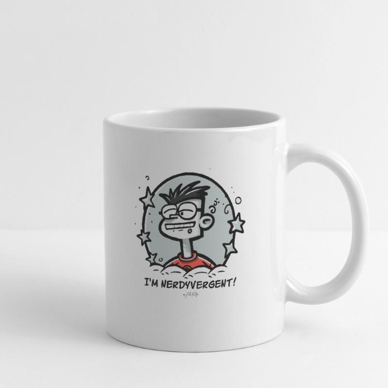 Sono nerd, nerdvergo e un tale nerd Tazza