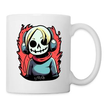 Rebondis avec moi, musique de Manga Girl - Mug blanc - blanc - Droite
