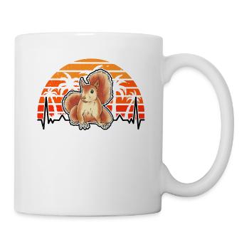 Squirrel Heartbeat - Mug - white - Right
