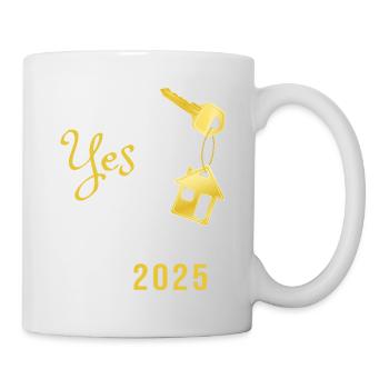 We Said Yes To The Address 2025 - Tasse - Weiß - Rechts