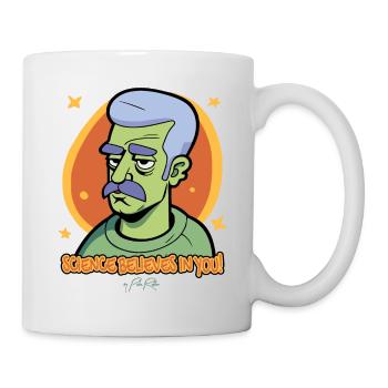 Science believes in you: Science - Mug - white - Right