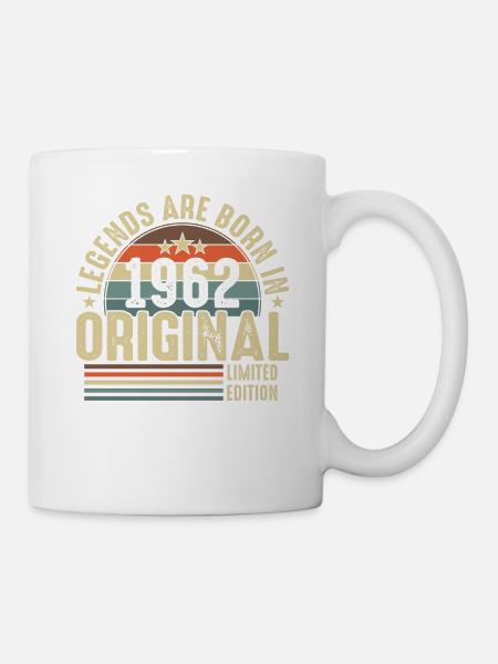Les légendes sont nées en 1962 - Mug blanc - blanc