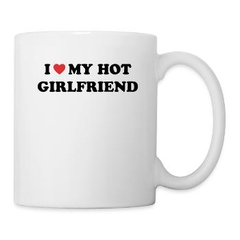 Loving My Hot Girlfriend - Mug - white - Right