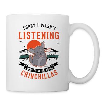 Chinchilla cadeau Woolly Mouse Shorttail Chinchilla - Mug blanc - blanc - Droite