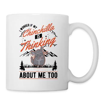 Chinchilla cadeau Woolly Mouse Shorttail Chinchilla - Mug blanc - blanc - Droite