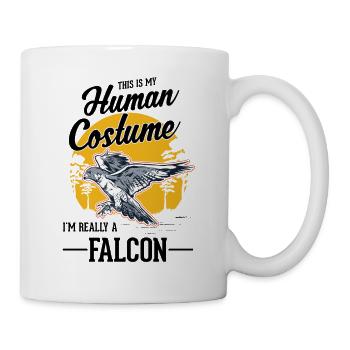 Falcon Owner Falconer Kestrel Falconry - Mug - white - Right