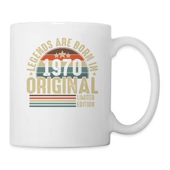 Les légendes sont nées en 1970 - Mug blanc - blanc - Droite
