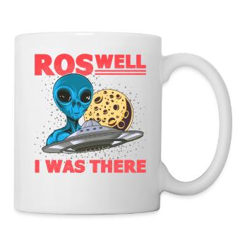 Alien, UFO, UAP, Space, Space Flying Object - Mug - white - Right