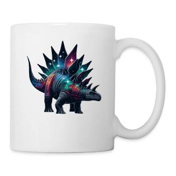 Galactic Stegosaurus: Dinosaur Stars Constellation - Mug - white - Right
