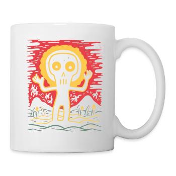 Cartoons Creepy creatures in the countryside - Mug - white - Right