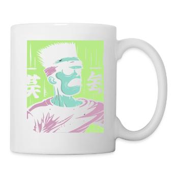 CArtoon Strong Japanese Anime for Weebs - Mug - white - Right