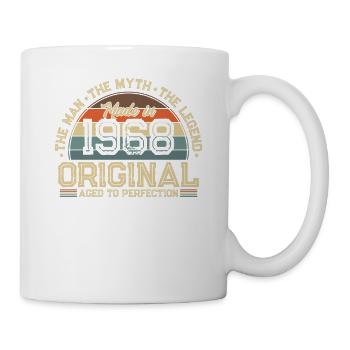Vintage 1968 cadeau d’anniversaire Style rétro - Mug blanc - blanc - Droite