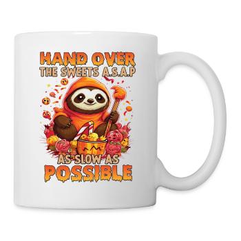 Cadeau paresseux d'Halloween pour les fans - Mug blanc - blanc - Droite