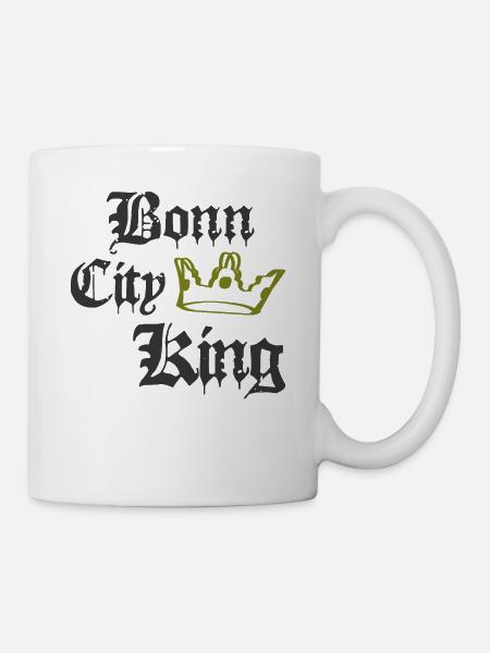 Bonn City King - Tasse - Weiß