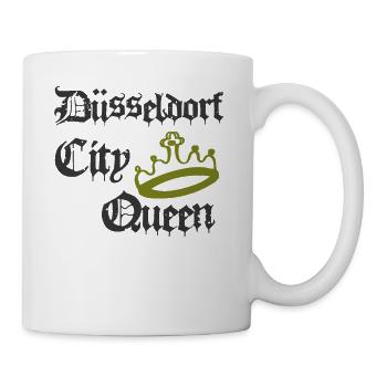 Düsseldorf City Queen - Tasse - Weiß - Rechts