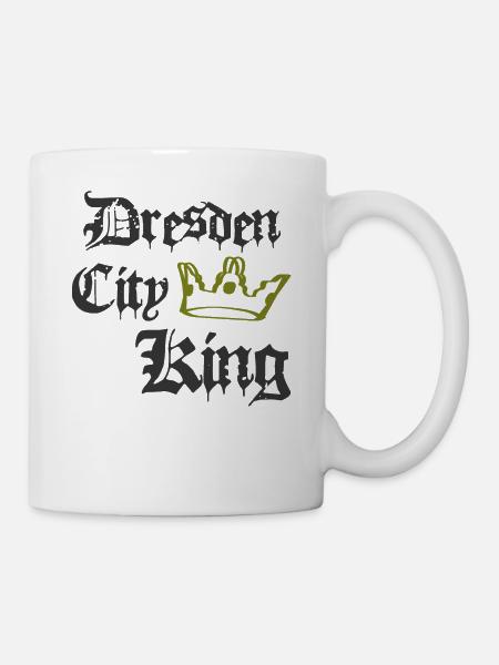 Dresden City King - Tasse - Weiß