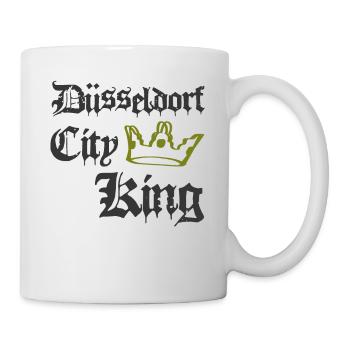 Düsseldorf City King - Tasse - Weiß - Rechts