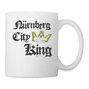 Nürnberg City King - Tasse - Weiß - Rechts