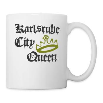 Karlsruhe City Queen - Tasse - Weiß - Rechts