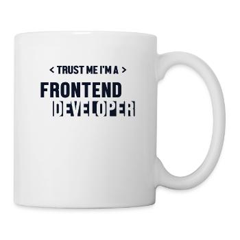 Faites-moi confiance, je suis développeur frontend développeur - Mug blanc - blanc - Droite