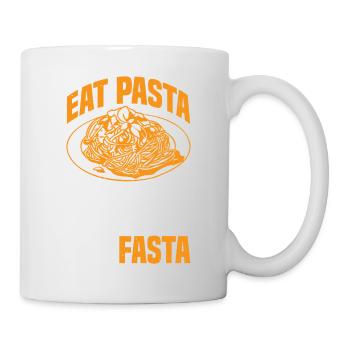 Eat Pasta Swim Fasta 27 - Tasse - Weiß - Rechts