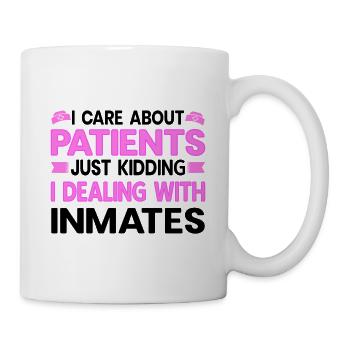 Infirmière correctionnelle s’occupant des détenus Infirmière Épouse - Mug blanc - blanc - Droite