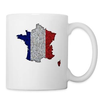 France and Corsica Map France Map - Mug - white - Right