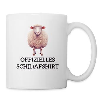 Schlafschatz Schaf - Tasse - Weiß - Rechts