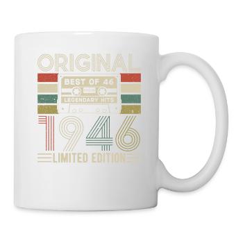 Vintage Birthday Joy 1946 - Mug - white - Right