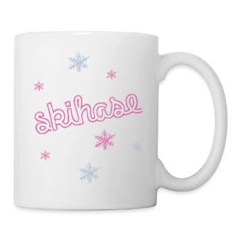 Skihase Ski Skisport Skifahren Skihaserl - Tasse - Weiß - Rechts