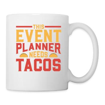 Taco Mexikanisches Essen Tacos - Tasse - Weiß - Rechts