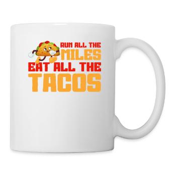 Taco Mexikanisches Essen Tacos - Tasse - Weiß - Rechts