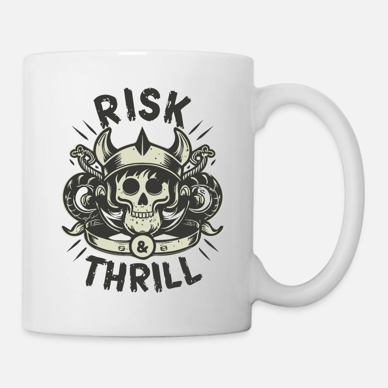 RISIKO-NERVENKITZEL - Tasse - Weiß