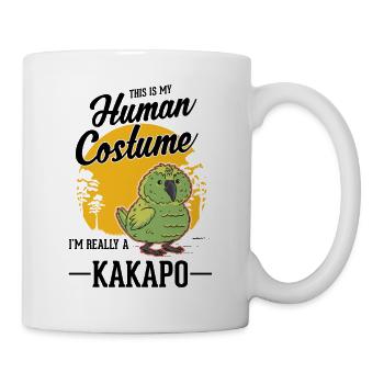 Kakapo Halloween Bird Night Parrot - Mug - white - Right