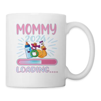 Maman 2024 Enceinte Maman Grossesse - Mug blanc - blanc - Droite